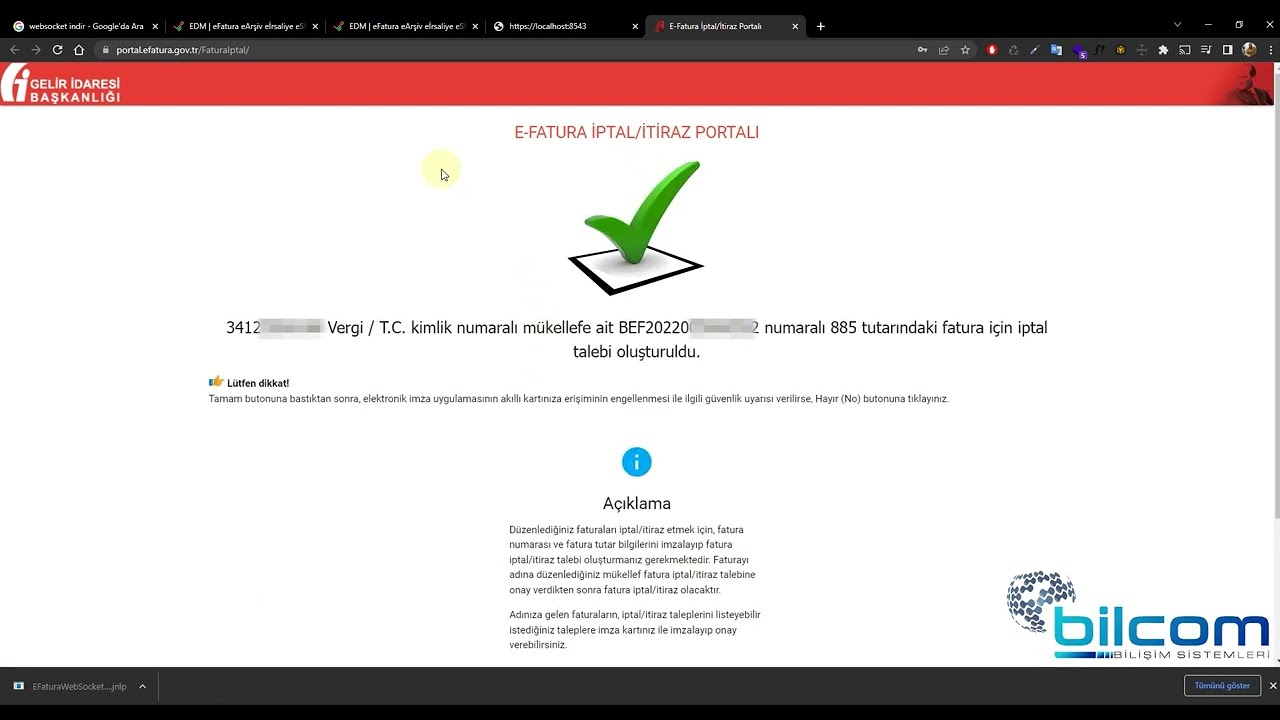 EDM - GİB sisteminden E-Fatura nasıl iptal edilir?