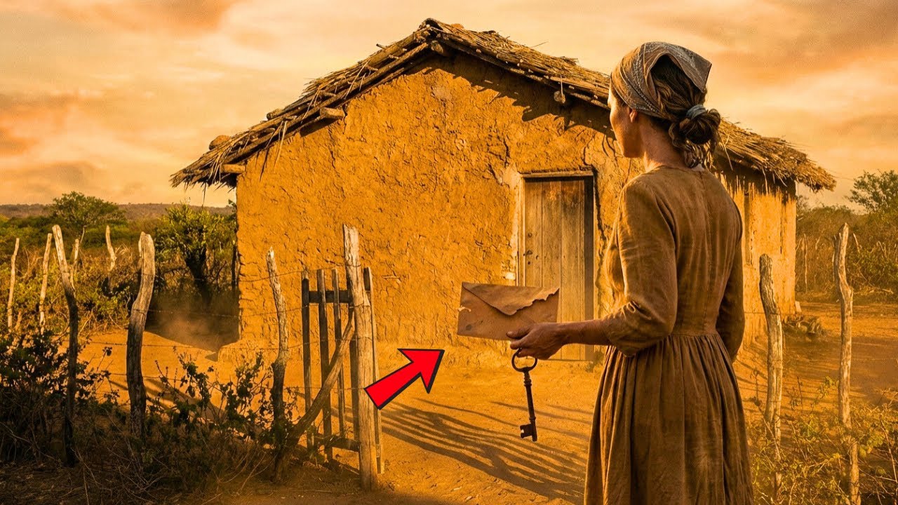 Viúva herda uma CASA DE BARRO que ninguém queria… mas dentro dela existia um segredo…