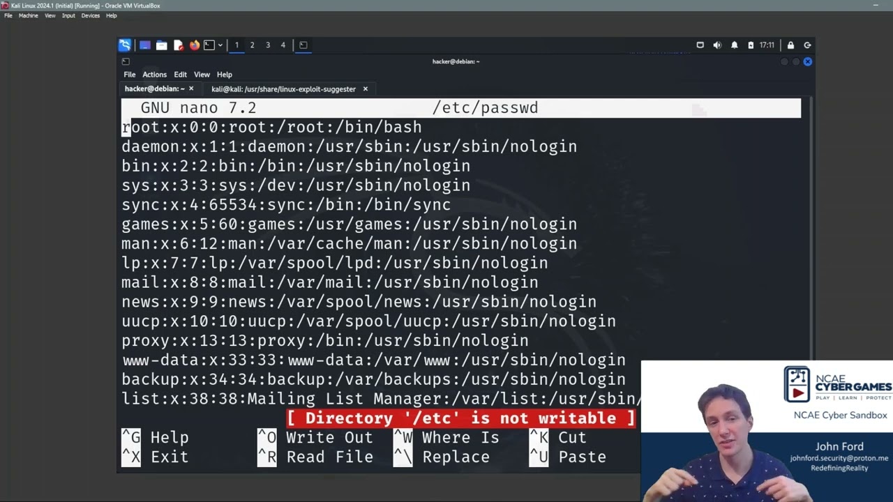 11 - Privilege Escalation - Sensitive Writable Files