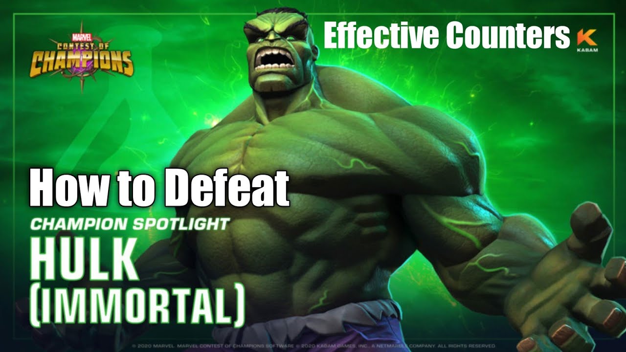 How to Defeat Hulk [Immortal] - Marvel Contest of Champions