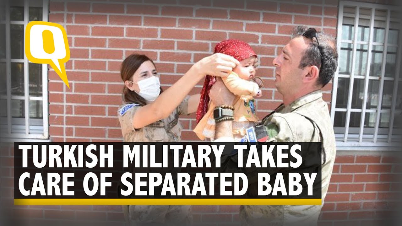 Afghan Crisis | Turkish Military Takes Care of Baby Separated from Mother at Kabul Airport