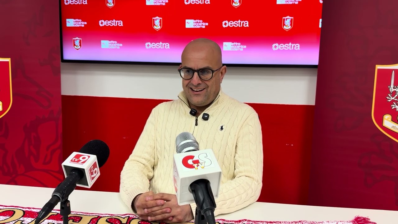 Gs Tv - il dg Filippo Vetrini  dopo Us Grosseto-Cannara 6-0