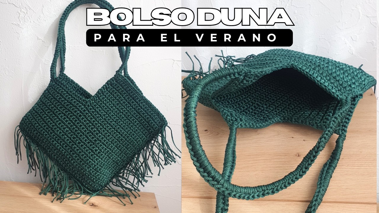 Crochet Duna Bag Step by Step | Bolso de Verano Tejido a Crochet