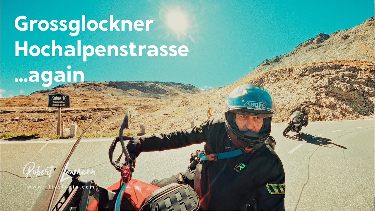 Modrá obloha nad Grossglockner Hochalpenstrasse / 2025 / 4K / engine sound /