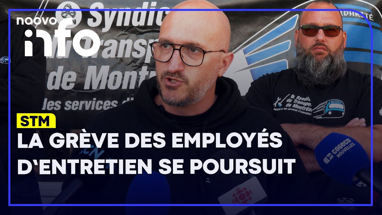 Grève des employés d'entretien de la STM: le syndicat fait le point