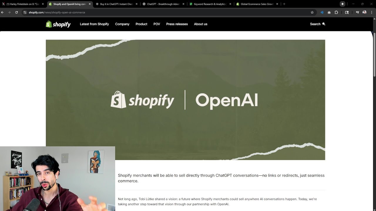 Новое обновление ChatGPT от Shopify навсегда изменит электронную коммерцию