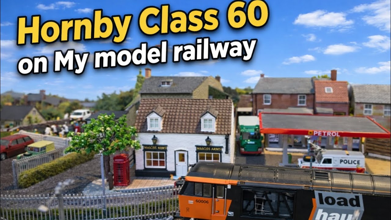 Class 60 in Action! 🚂 Hornby Model Railway Adventure #class60 #ModelRailway #Trains