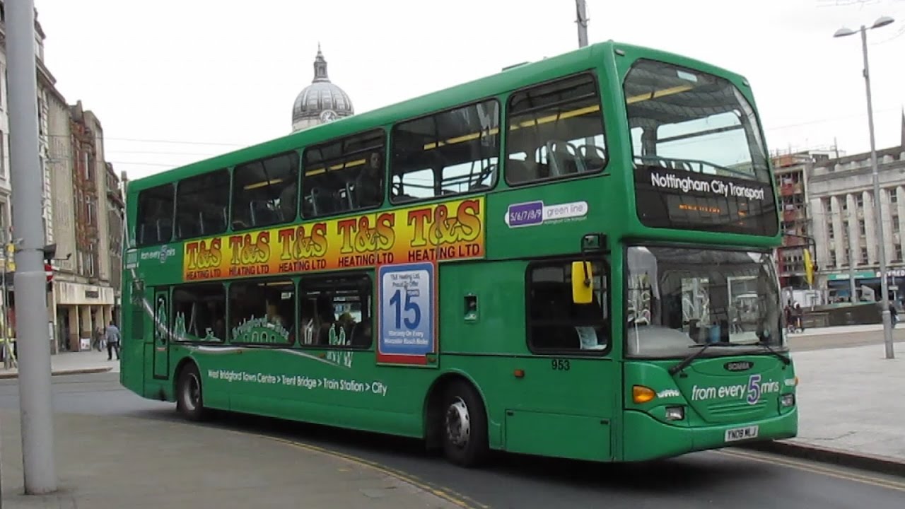Buses Trains & Trams in Nottingham April 2017