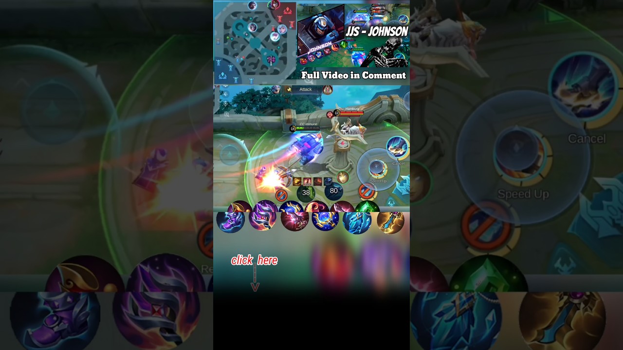 One-Shot Johnson?! Full Magic Build MELTS Enemies! ⚡🔥#mobilelegends #johnsonnewbuild #mlbb #games