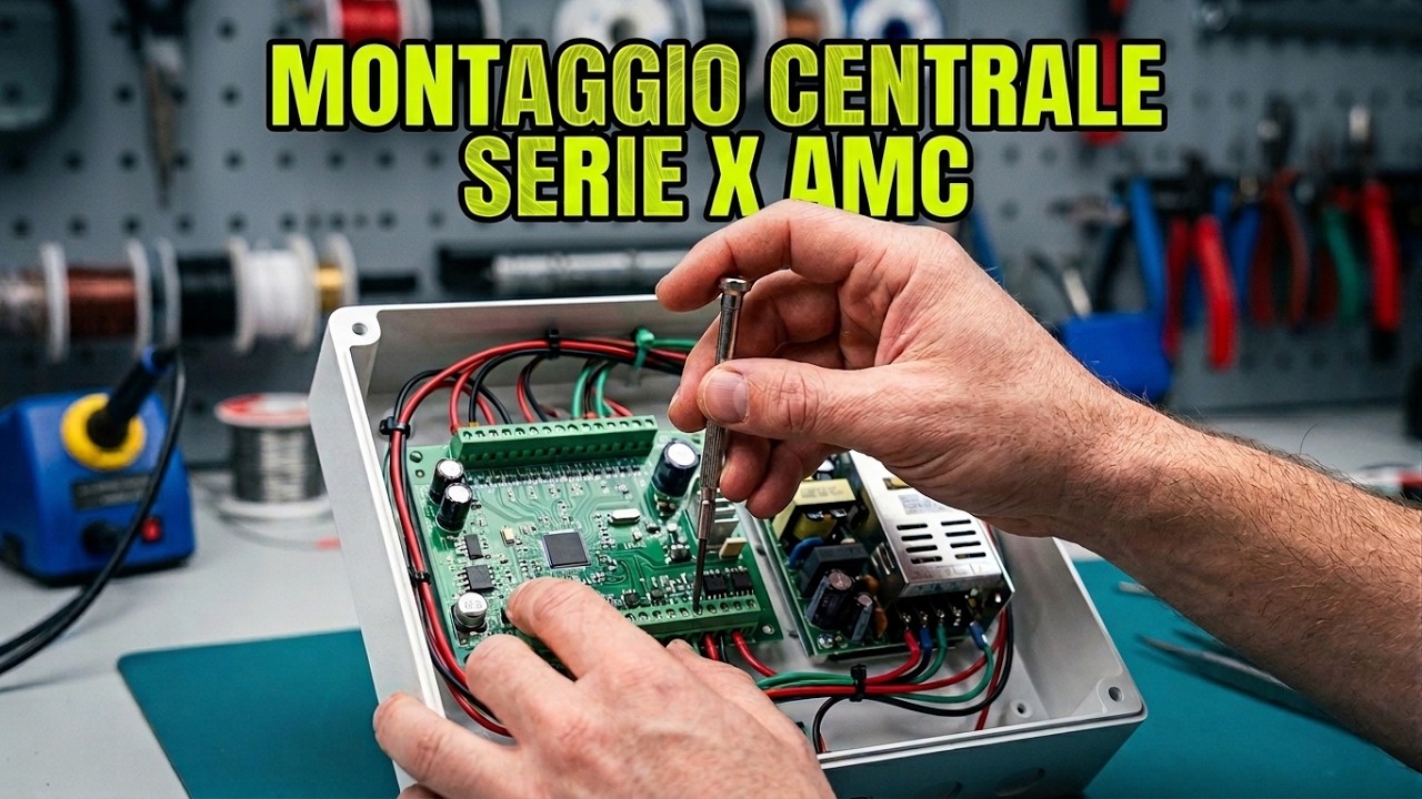 CENTRALE ALLARME AMC SERIE X (PREPARAZIONE)