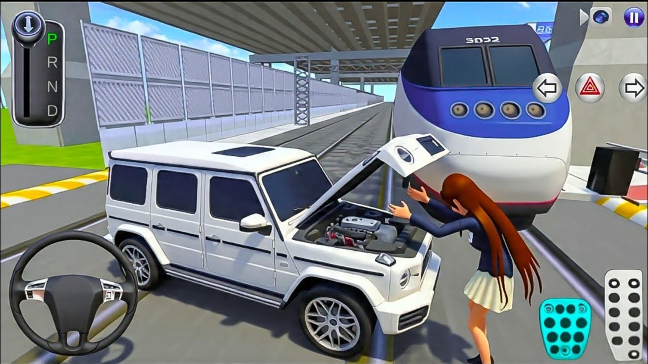 Car Broke Down on Train Tracks 😱 | 3D Driving Class Android Gameplay 2025 | GaMiNg WiTh ArYaN 