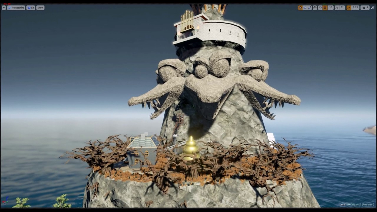 Flying Around DKC2 Crocodile Isle WIP