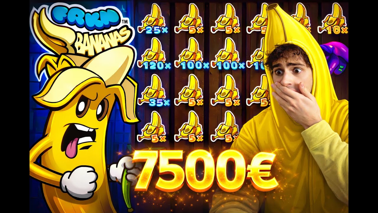 DES BANANES X100 SUR FRKN BANANAS DANS CE BONUS HUNT LÉGENDAIRE 🍌 🔥( 7500€ ).