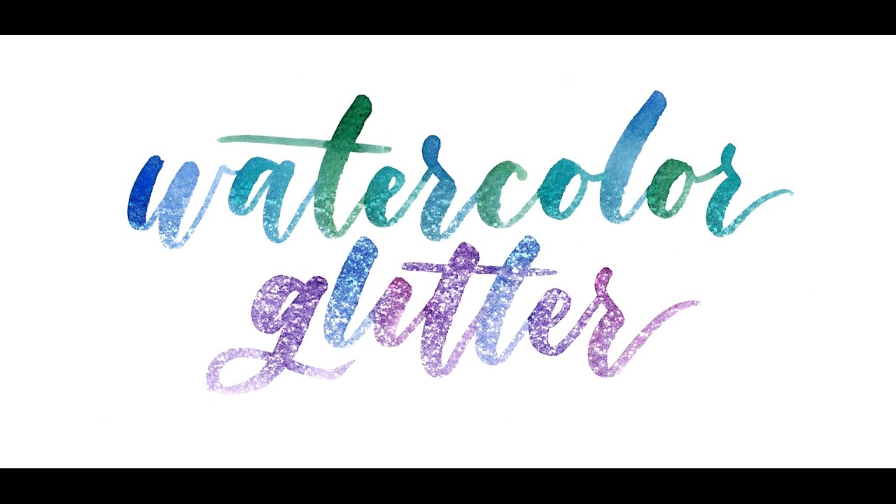 Create a Watercolor Glitter Effect in Photoshop
