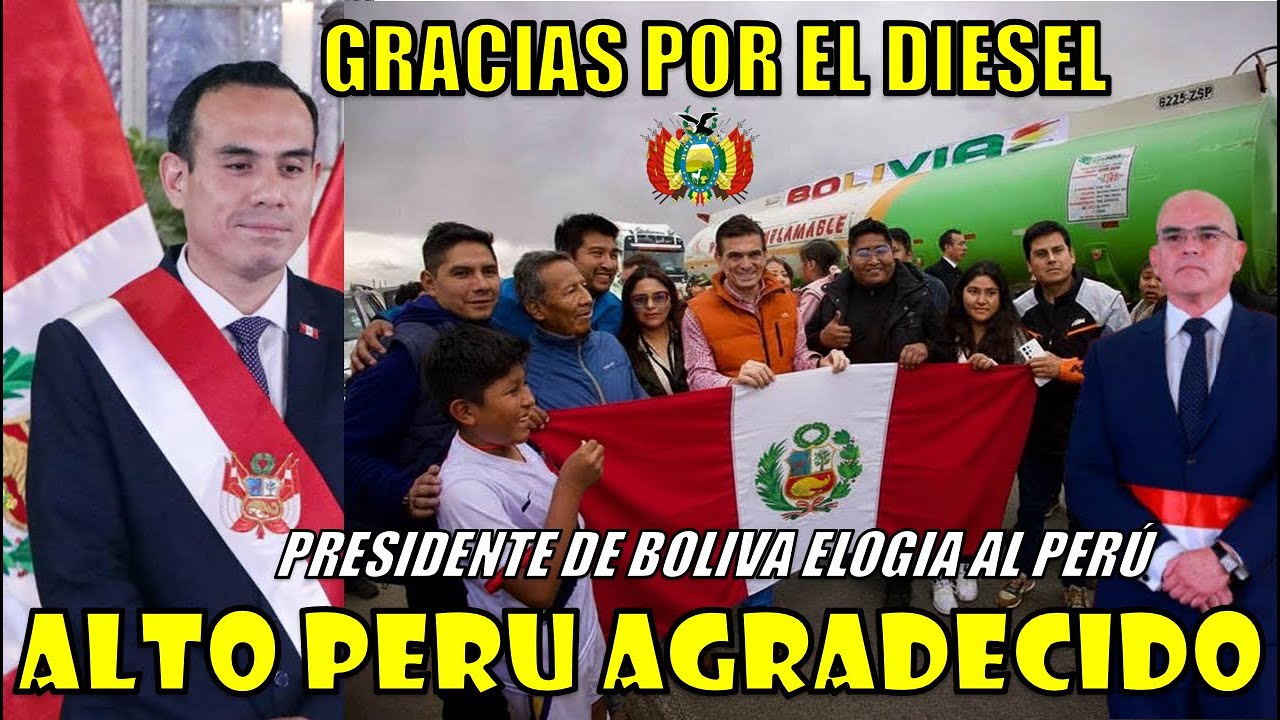 PERU DEMUESTRA SU GRANDEZA ENVIANDO COMBUSTIBLE A BOLIVIA- PDTE Y BOLIVIANOS CONMOVIDOS- QUE OPINAS?