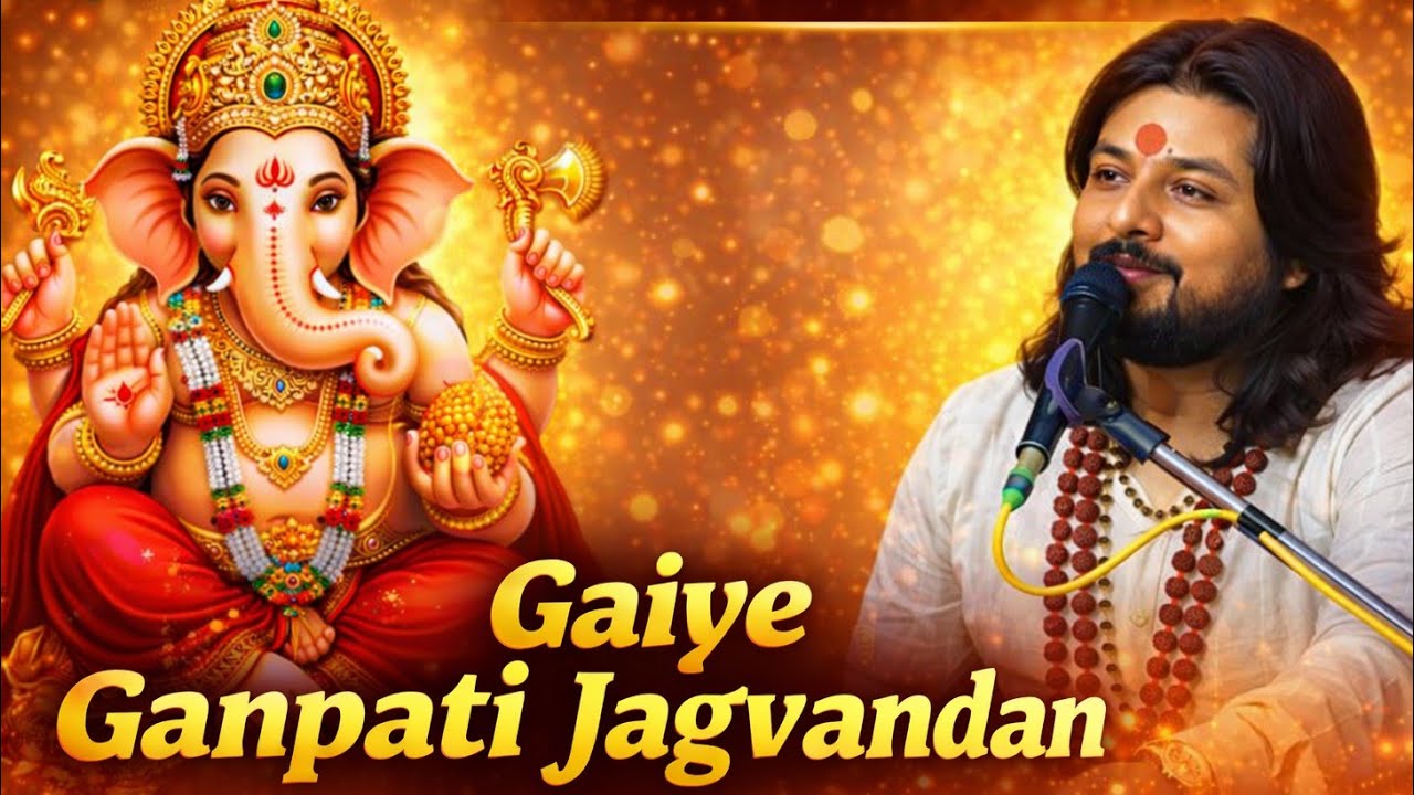 गाइये गणपति जगवंदन 🙏 | Ganesh Vandana | Dhirajkant Bhajan | Ganpati Song 2026