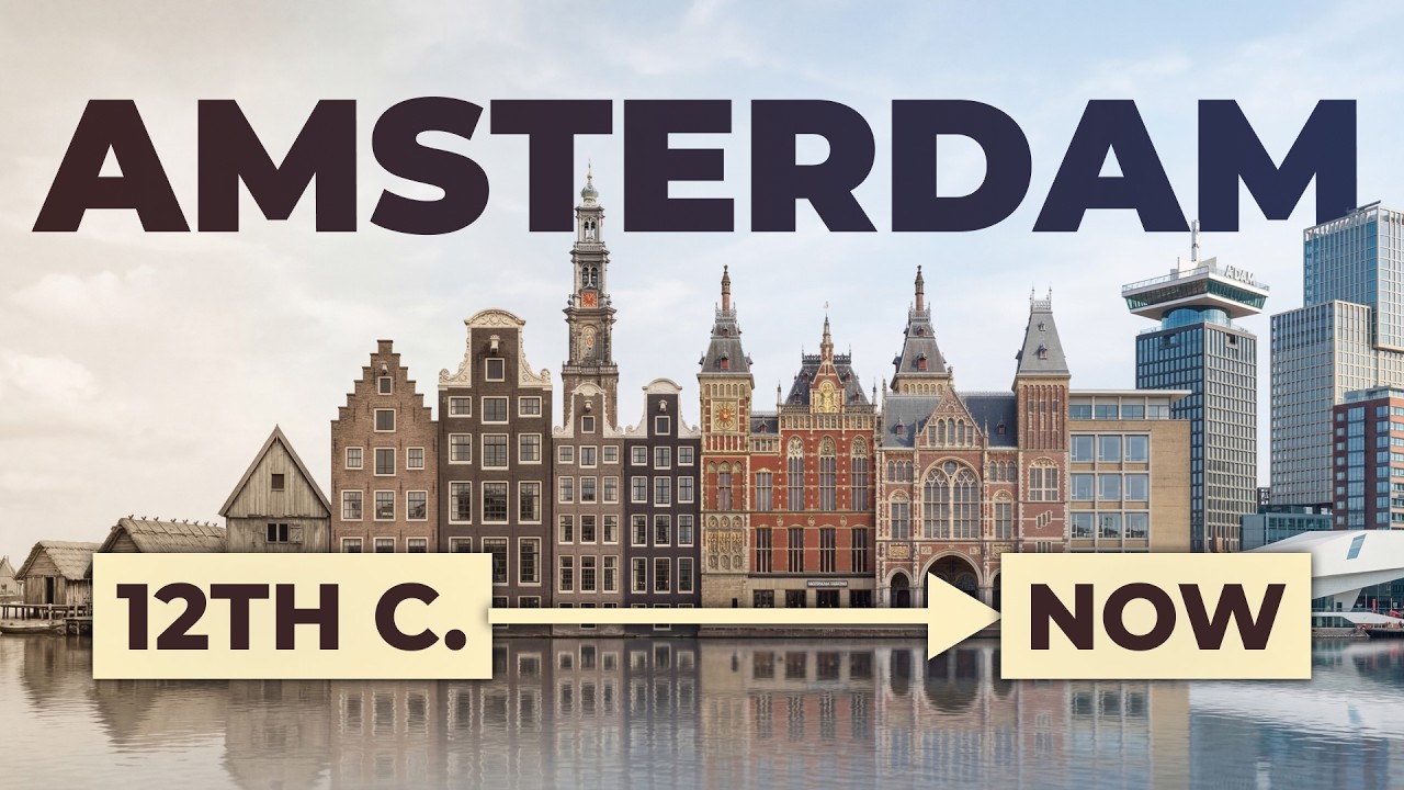 Entire History of Amsterdam in 17 Minutes (Ai Reconstruction)