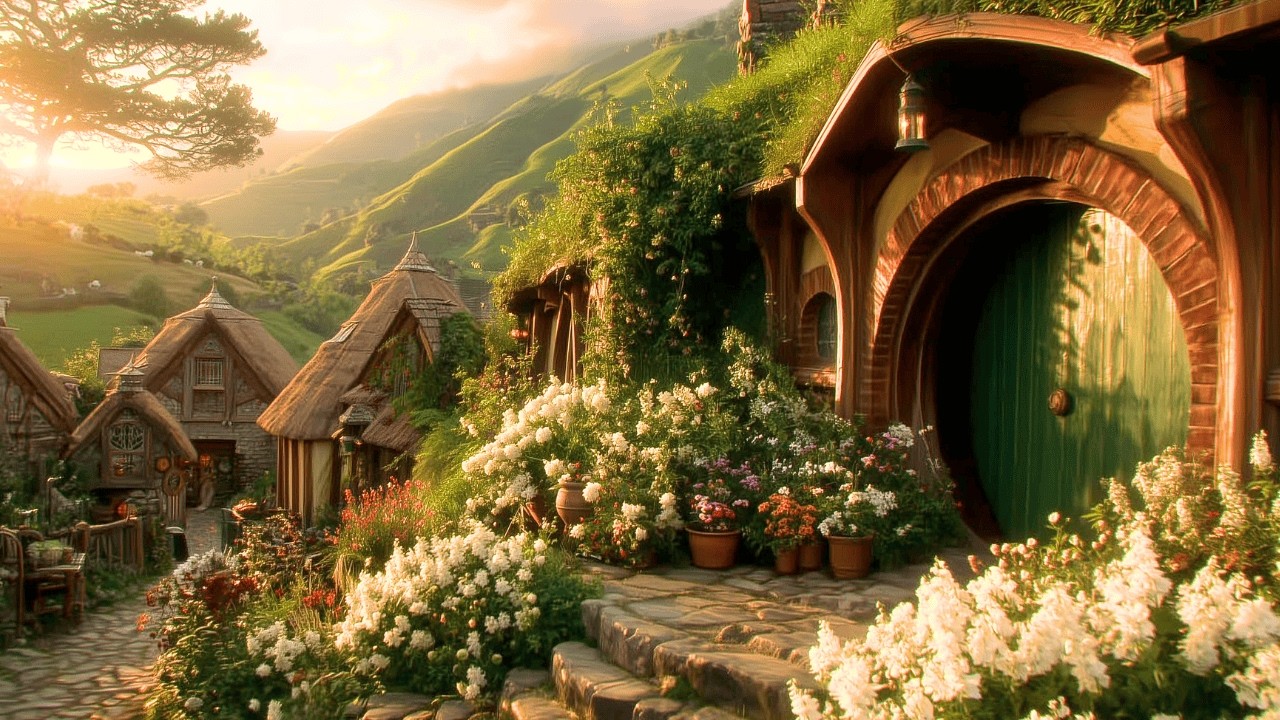 Spring Morning in the Shire | Relaxing Middle-Earth Music #lotr #fantasy