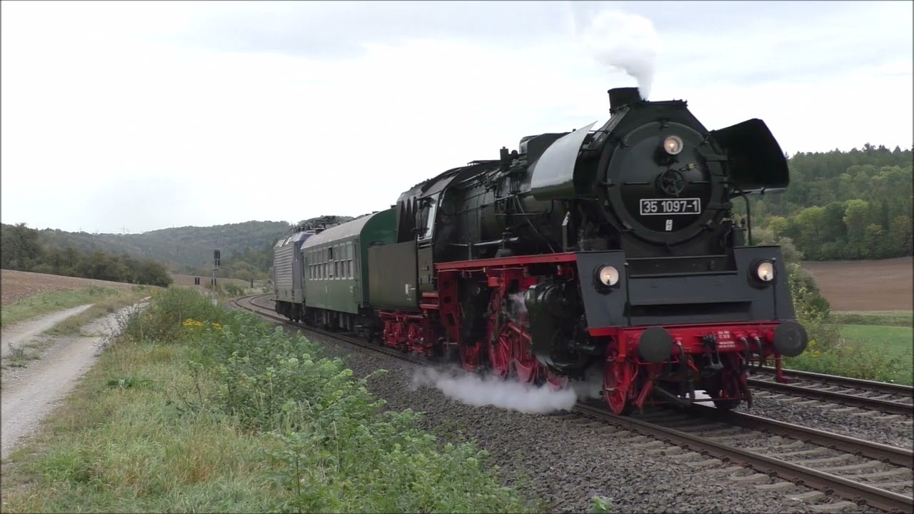 Überführung von 35 1097-1 nach Treysa am 13.10.2023