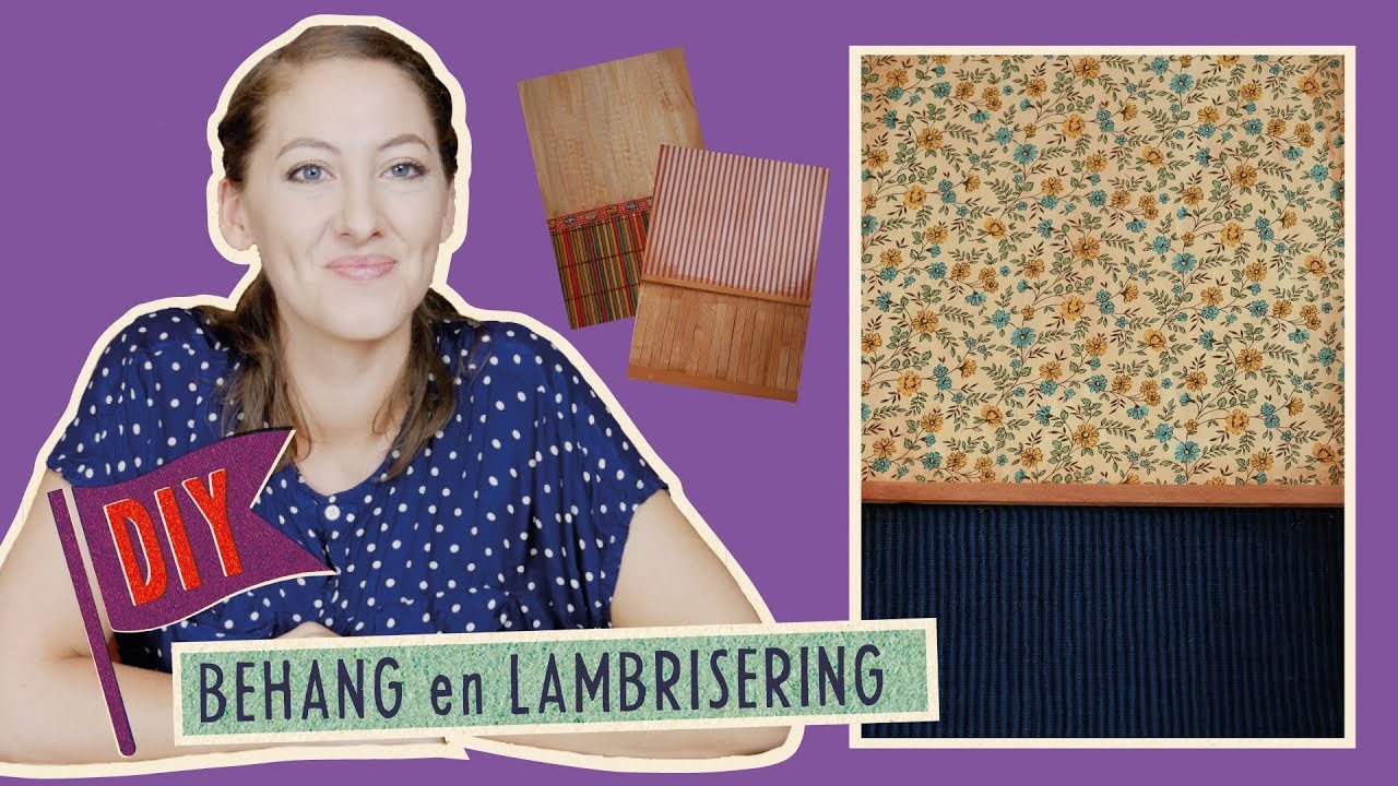 Knutselen & DIY // Behang & Lambrisering | Muizenhuis Tutorial
