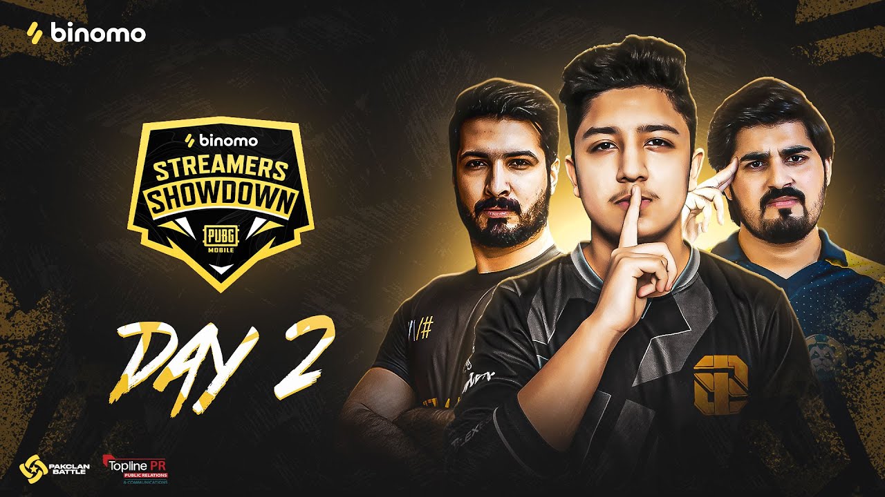 Binomo Streamers Showdown 2022 | Group Stages Day 2 | ToplinePR | Pak Clan Battle