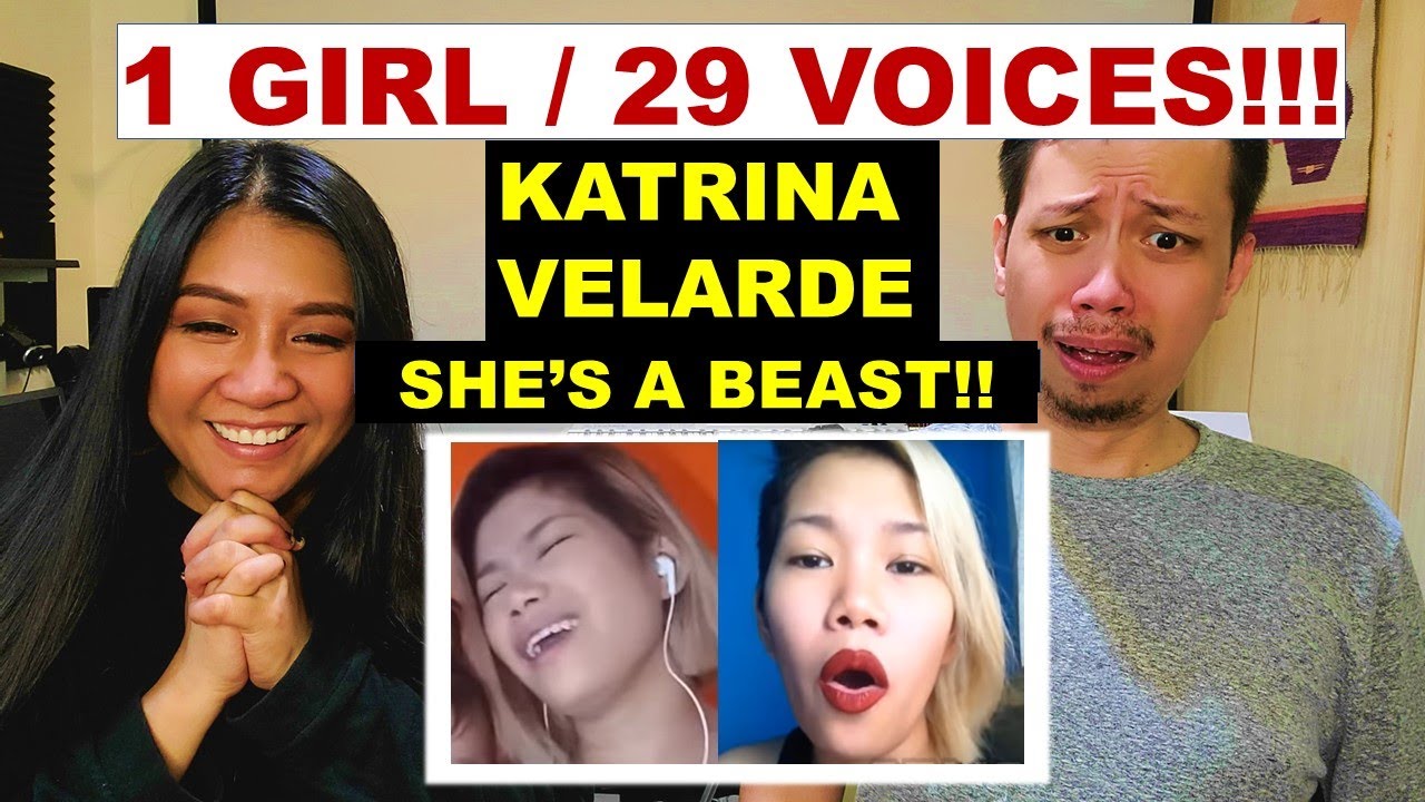 1 GIRL / 29 VOICES | KATRINA VELARDE | MUSICAL DIRECTOR AND VOCAL COACH REACTS