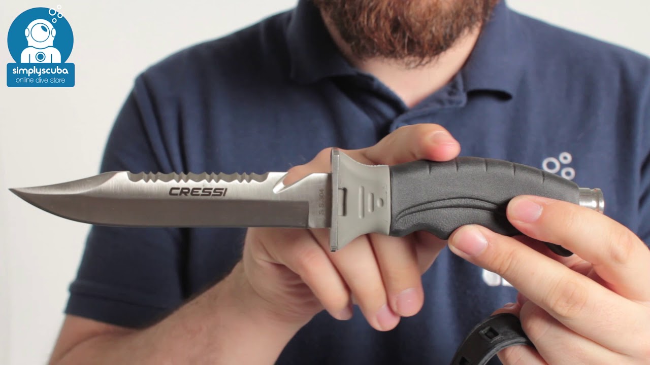 Cressi Borg Knife - www.simplyscuba.com