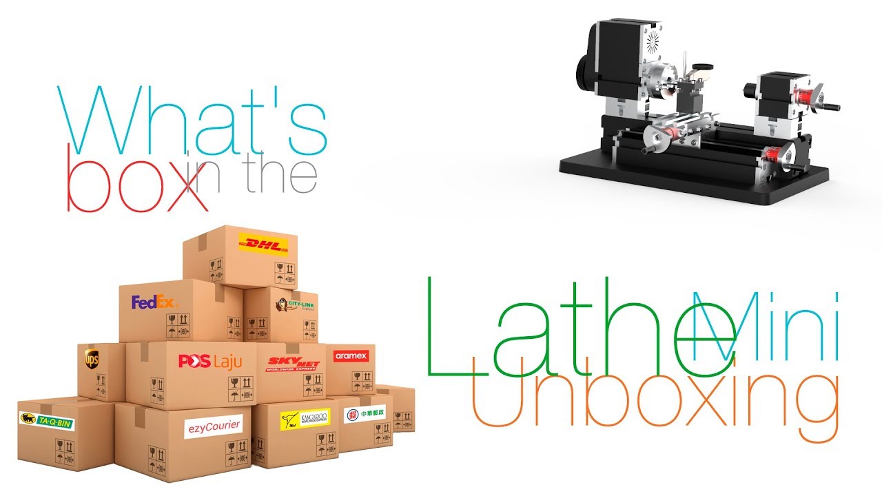 Unboxing Mini Lathe - what's in the box
