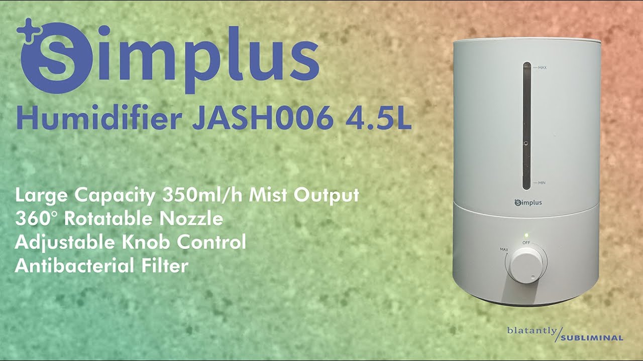 Simplus Humidifier 4 5L - Review #blatantlysubliminal