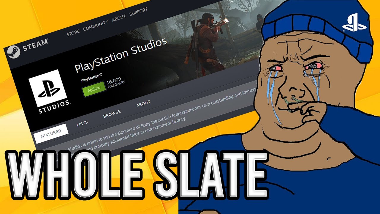 PlayStation Fanboys MELTDOWN After Sony PlayStation Steam Curator Page Goes Live!