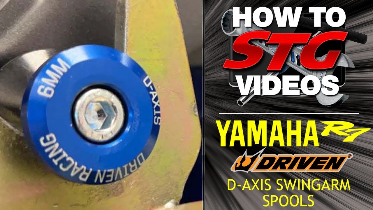 Yamaha R7 Driven D-Axis Swingarm Spools Install | Sportbike Track Gear