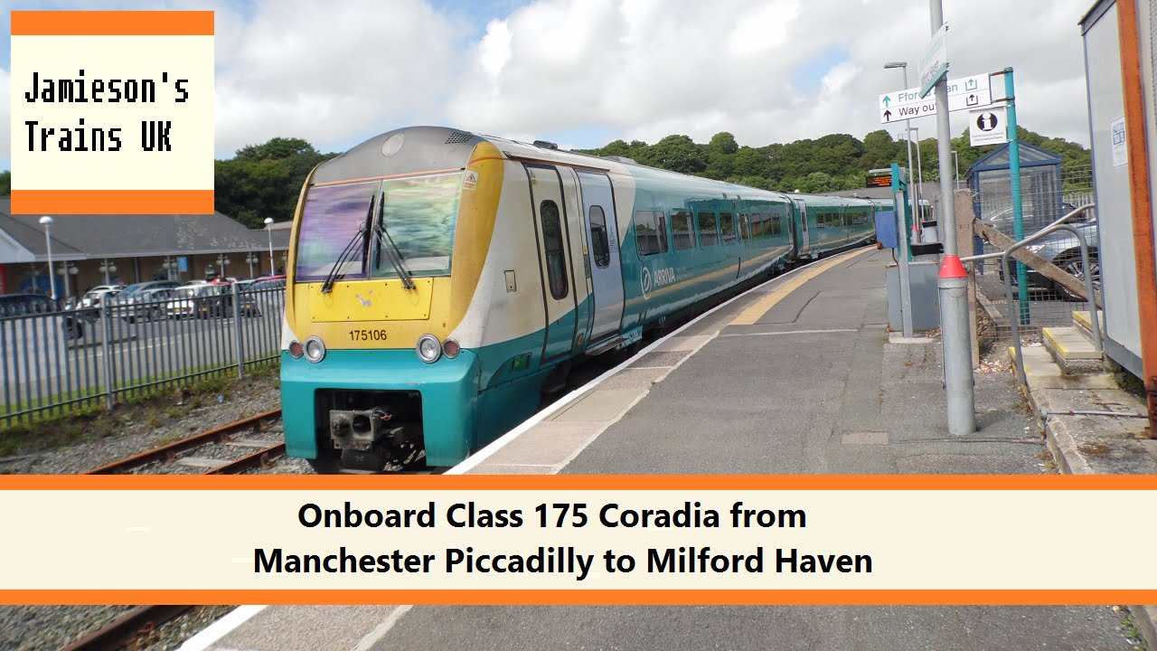 Onboard Class 175 Coradia from Manchester Piccadilly to Milford Haven