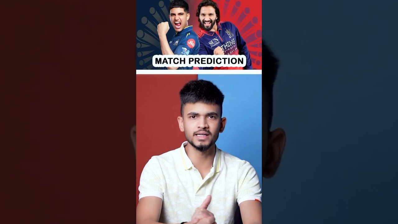 RCB vs GT Match Prediction 2026 🔥 | Kohli vs Gill Clash | Who Will Win Today? #shorts