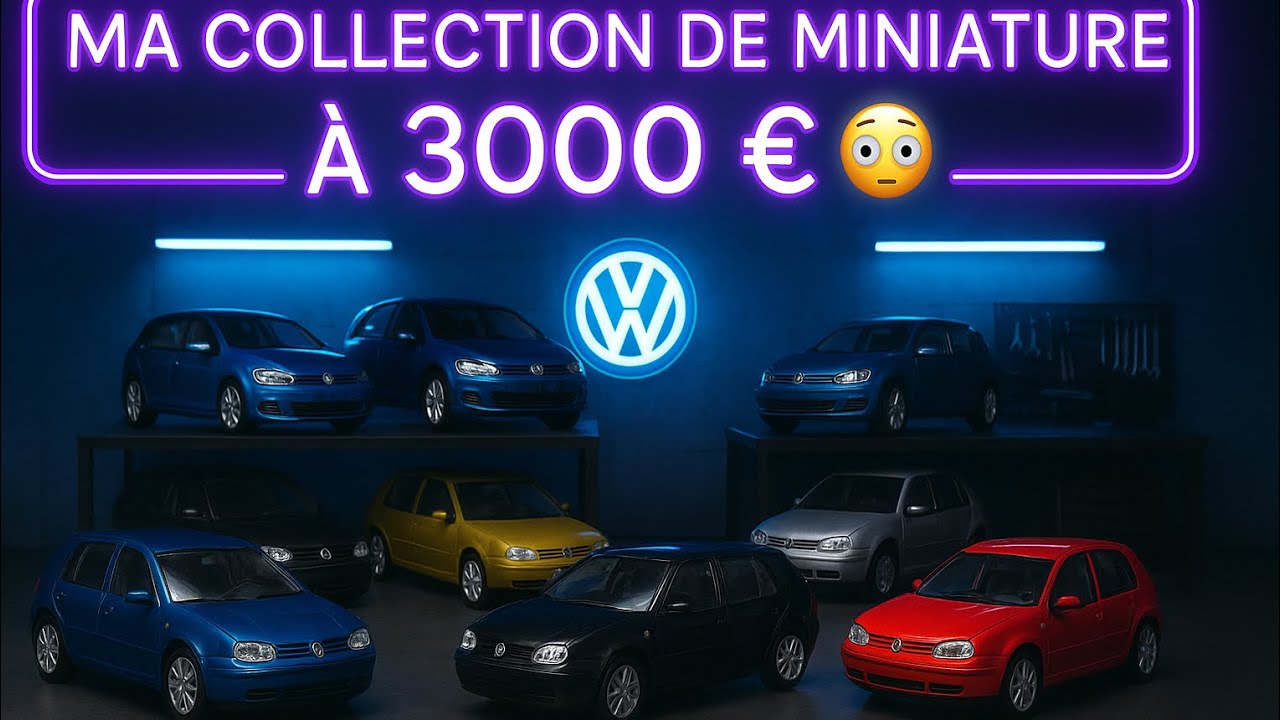 Présentation de ma collection de miniature OTTO￼ Golf 4 R32 / 5 R32 / 6R / C63 amg / G55 amg 