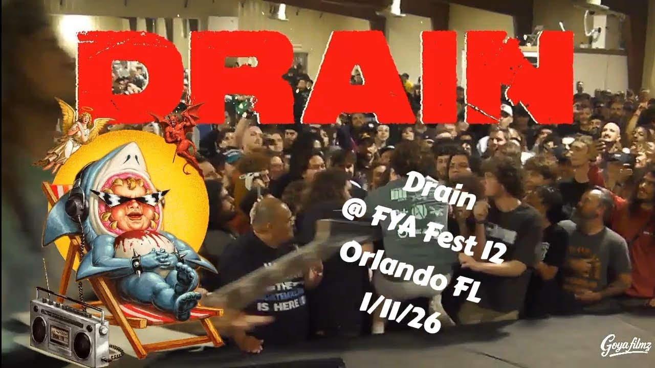 DRAIN @ FYA Fest 12 Orlando FL 1/11/26