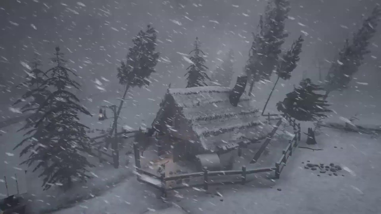 BRUTAL ARCTIC WINTER with EXTREME COLD & snowstorms for sleeping | Abyssal Polar Nightcurrent