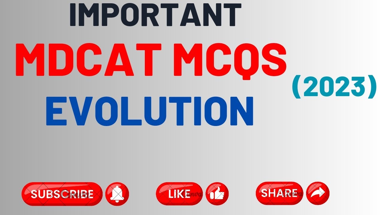 MDCAT Mcqs 2023 | Mcqs Class 12 Biology | Evolution Mcqs | UHS Mcqs | ETEA Mcqs | ECAT Mcqs | MCAT 🔥