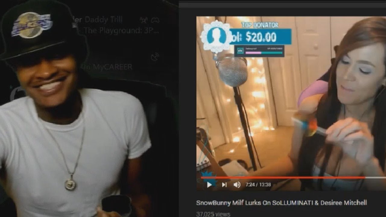 SoLLUMINATI Reacts to Snowbunny Lurking him