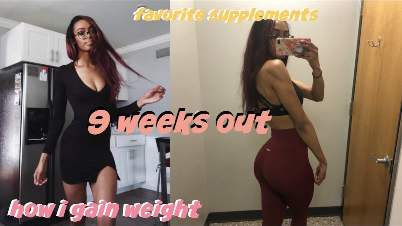 how heavy should you lift? | groceries + supplements haul for weight gain | 9 weeks out  • Lawenwoss
