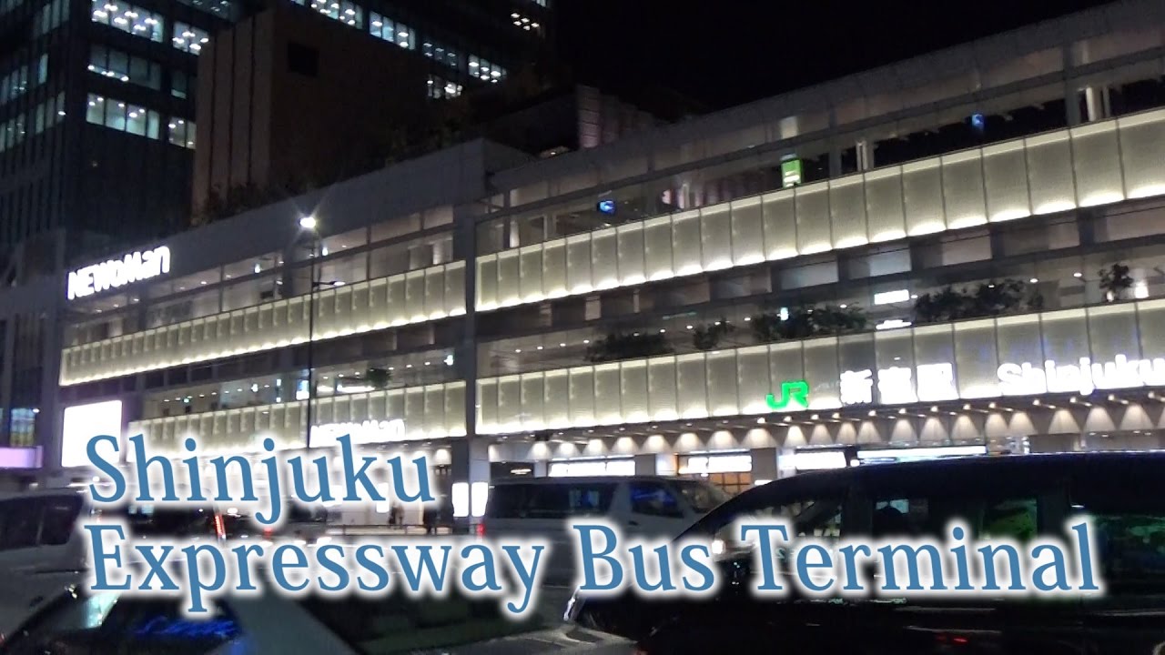 TOKYO.【新宿駅】.Introduction to Shinjuku Expressway Bus Terminal (バスタ新宿)