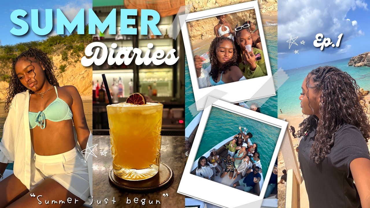 Summer Diaries ep.1 🏝️| *island girl edition* boat party, dinner, work, drinks etc… | ItssNiquess