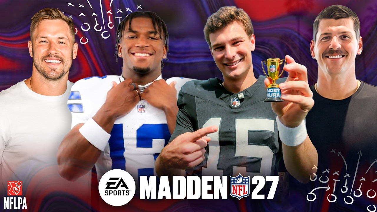 Bussin' With The Boys раскрывают новичкам их рейтинги в EA SPORTS Madden NFL 27 на NFLPA Rookie P...