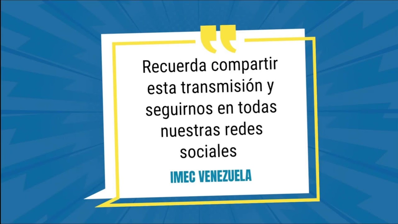 Emisión en directo de Imec Vzla Oficial