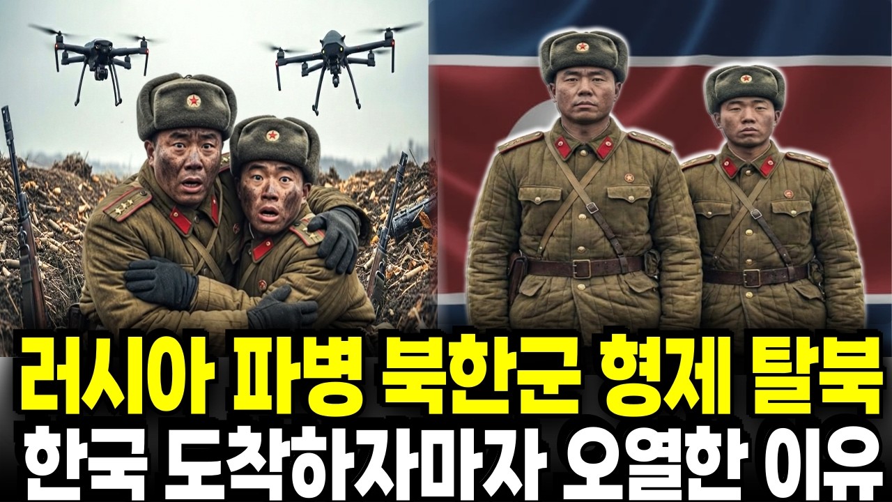 [탈북민 사연] 우크라이나 전쟁에 참전한 북한군 형제 탈북, 한국 도착하자마자 오열한 이유  [AI 컨텐츠]