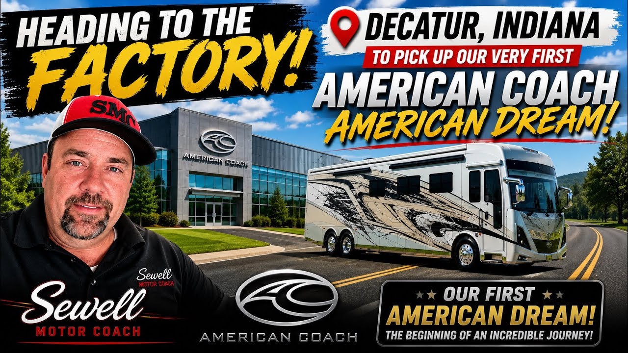 ВАЖНЫЕ НОВОСТИ! Sewell Motor Coach &mdash; новый официальный дилер American Coach! 🇺🇸Поехали с Дагом в ...