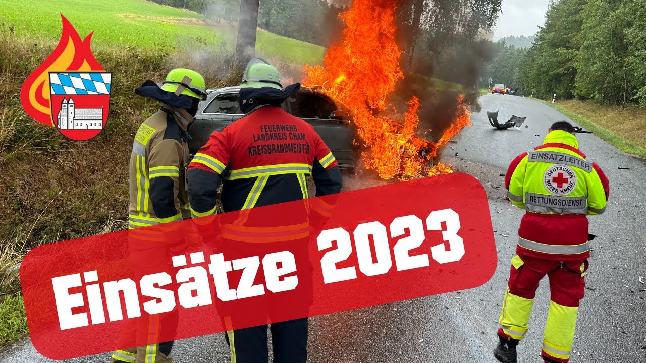 Einsätze der Feuerwehren im Landkreis Cham 2023