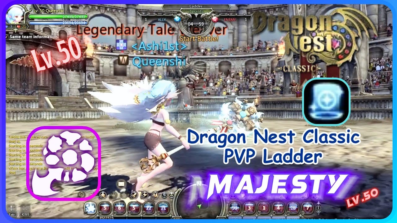 Испытание величия после достижения 50-го уровня в PVP-рейтинге | Dragon Nest Classic #C22