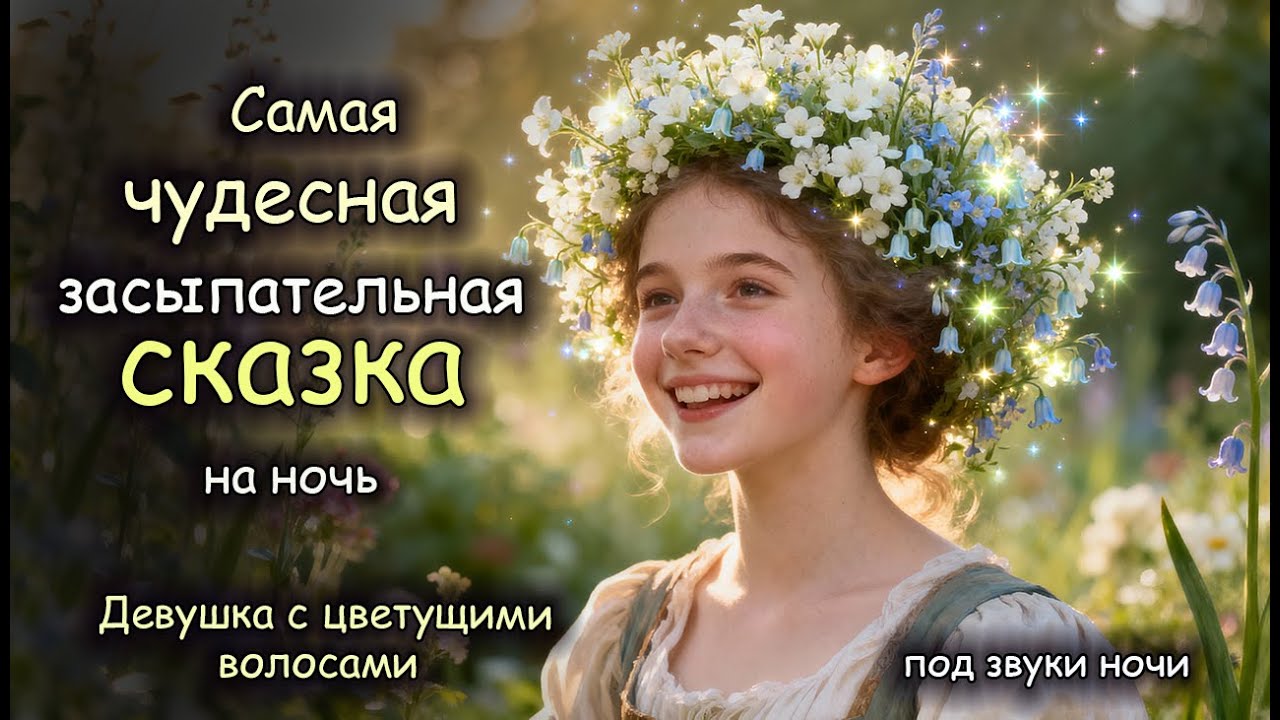 Чудесная Засыпательная Сказка | Девушка с цветущими волосами | Авторская озвучка