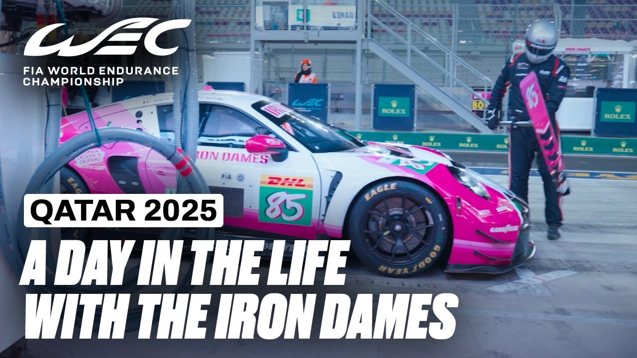A Day In The Life With The Iron Dames 🤩 I 2025 Qatar 1812KM I FIA WEC