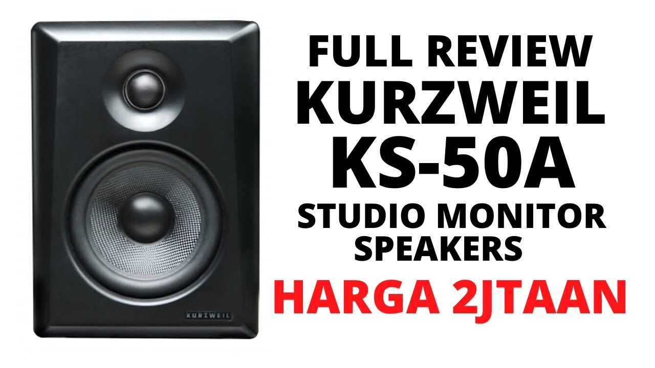 KURZWEIL KS50A REVIEW SPEAKER MONITOR MURAH